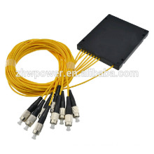 Singlemode 1x 8 ST cassette fiber optic splitter / plc 1x 8 fiber optic splitter